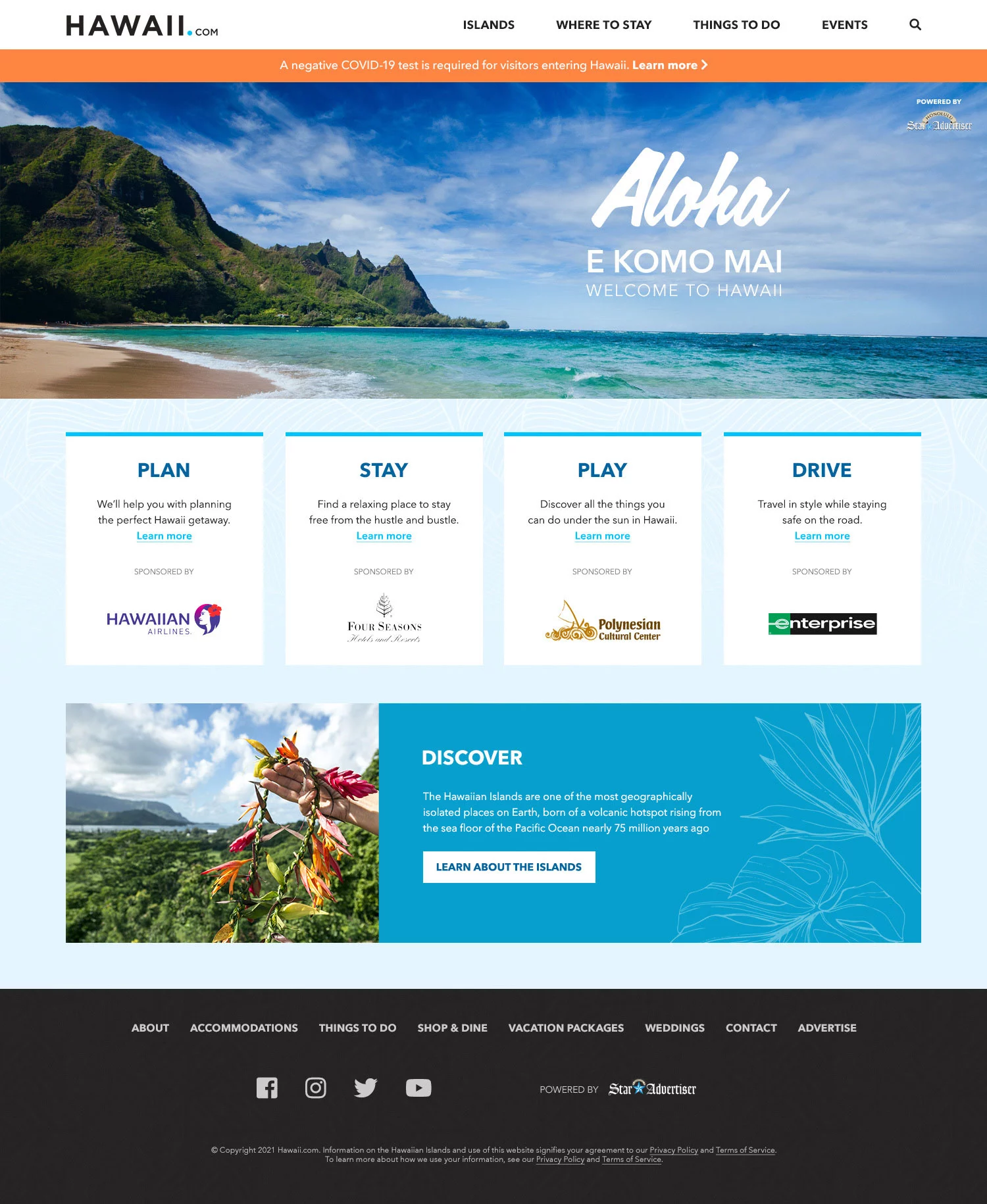 Hawaii.com: Web Design