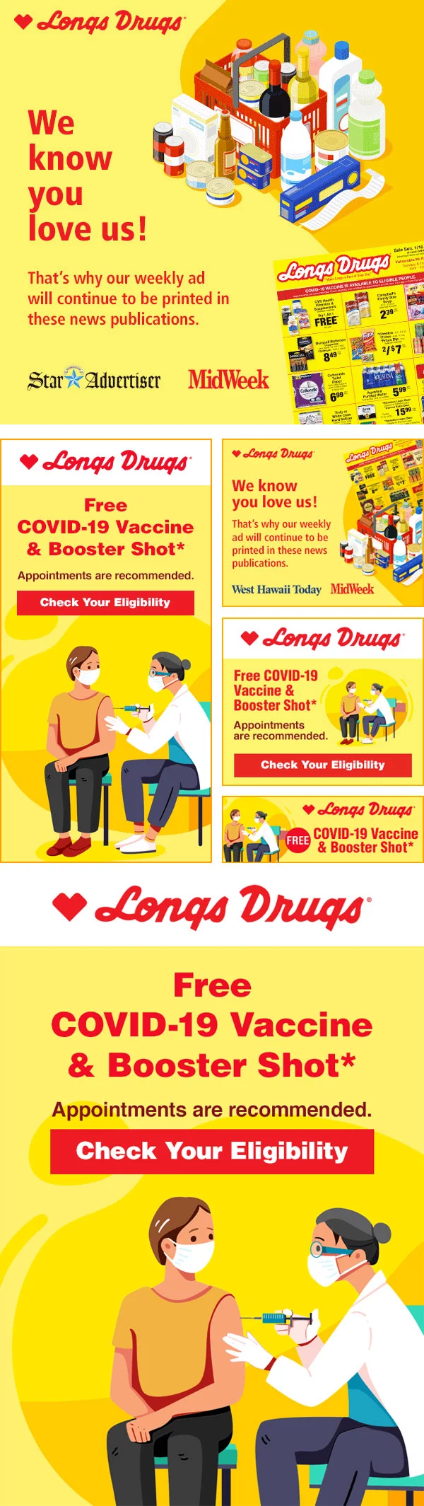 Longs Drugs: Graphic Design