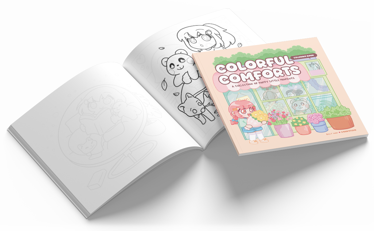Colorful Comforts Coloring Book