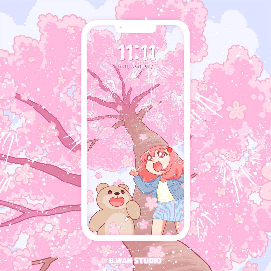 Magical Flower Rain Wallpaper