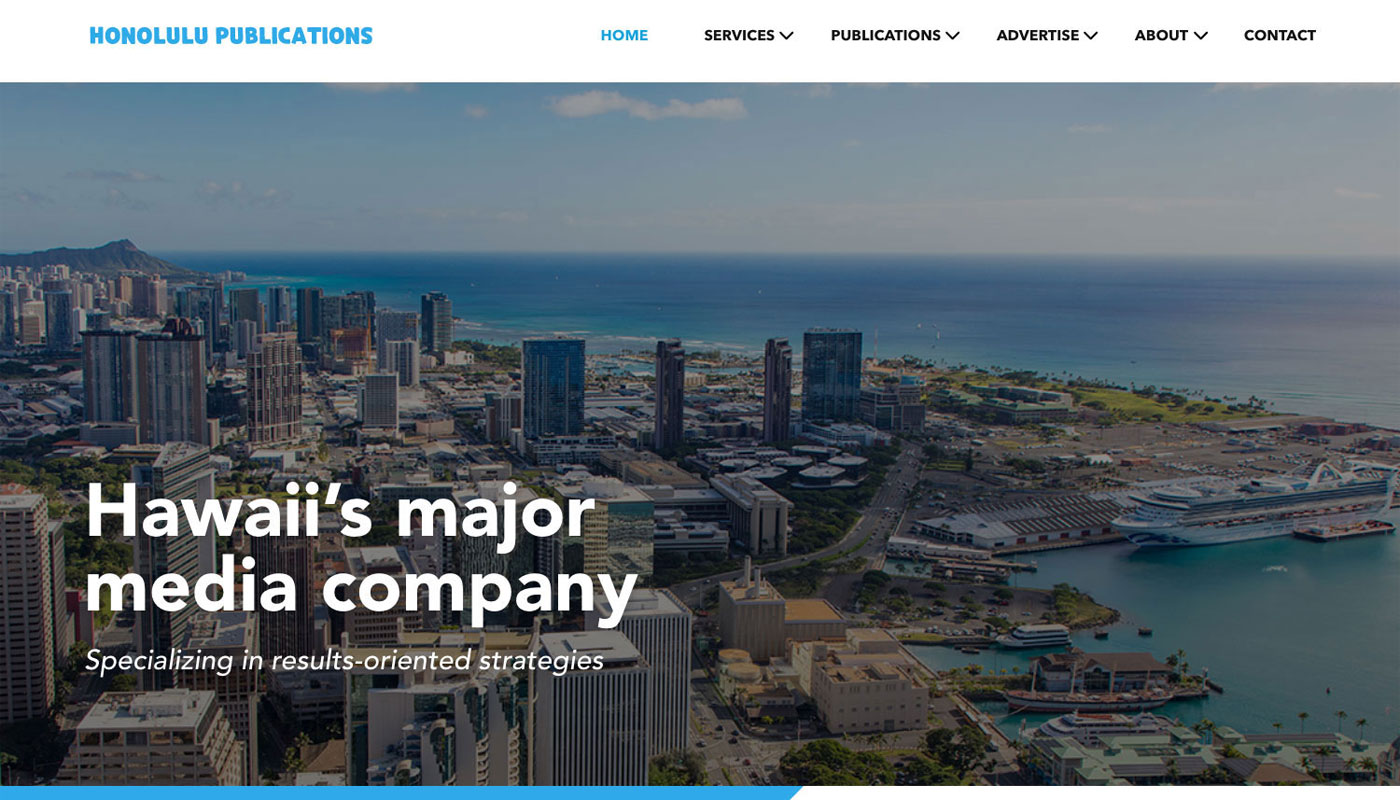 Media Kit Website Concept