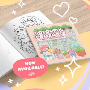 Colorful Comforts coloring book released!