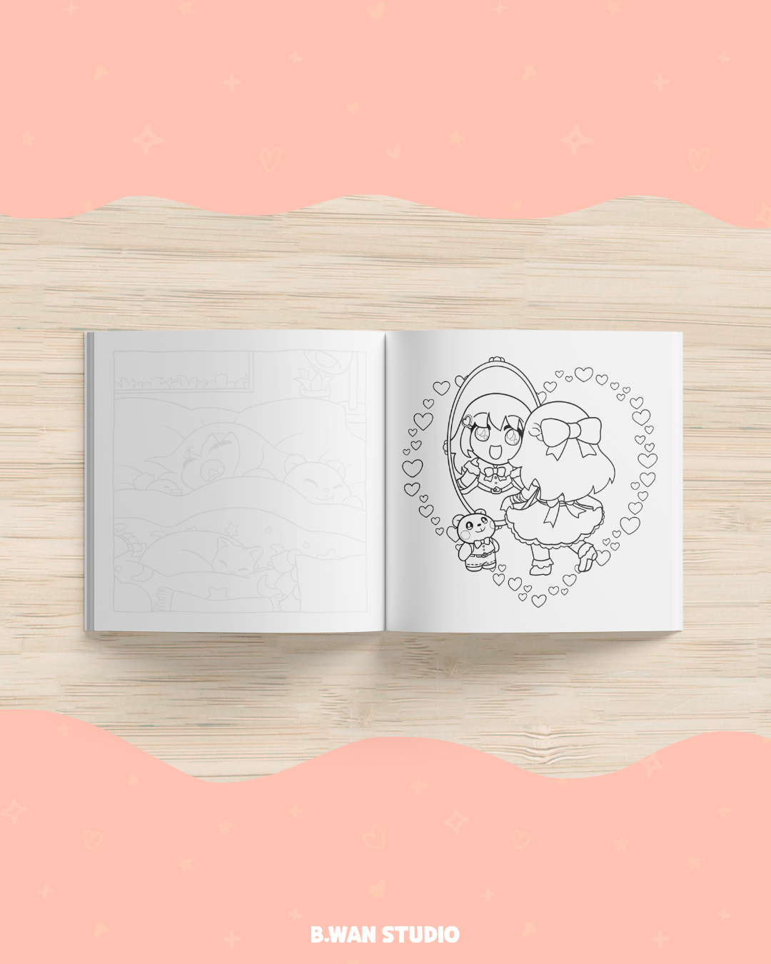 Colorful Comforts coloring book inside