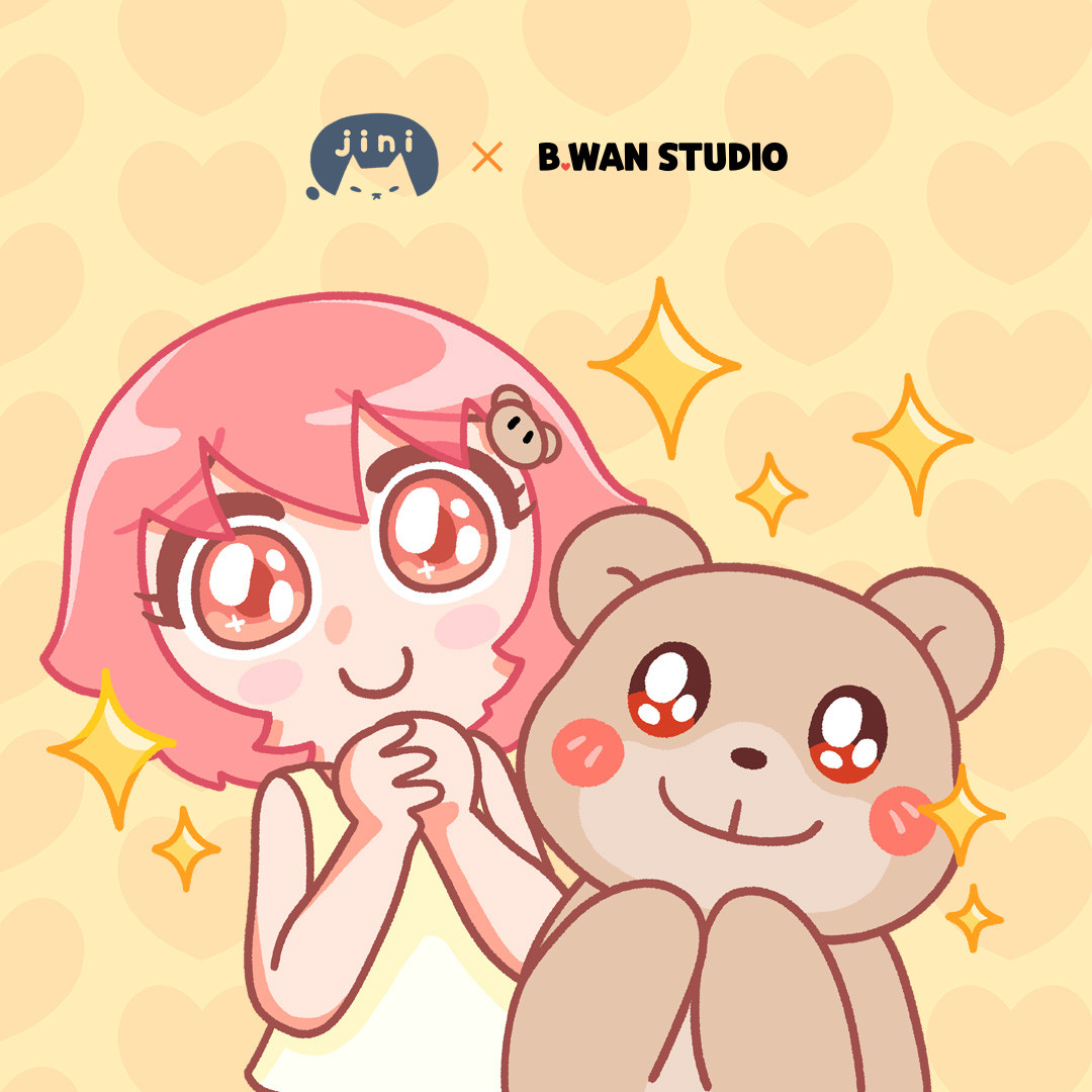 Jini Stickerbook Collaboration Stickers Now Available on iPhone