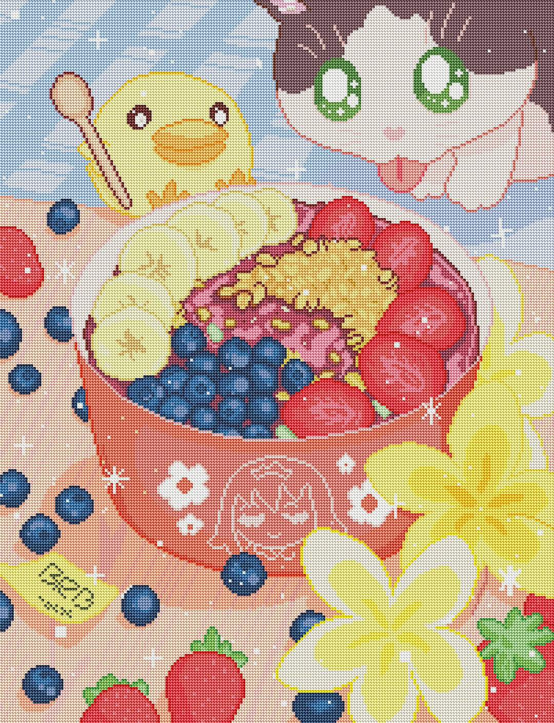 Tropical Acai Party diamond art kit